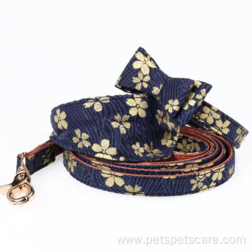 Luxury nice design bandana bowtie dog collar